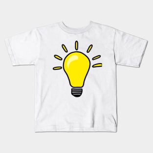 Cute lightbulb Kids T-Shirt